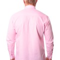 Camisa social masculina de microfibra manga longa, rosa claro