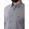 Camisa masculina listrada branco e preto Camisa masculina listrada branco e preto