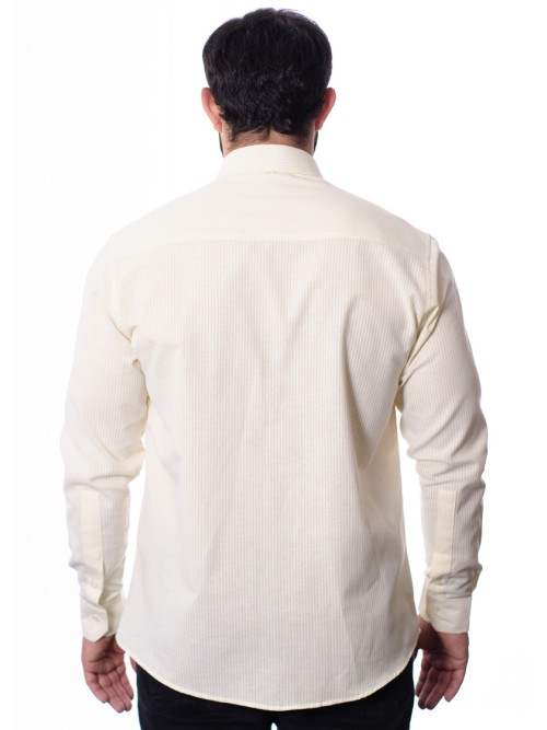 Camisa masculina listrada amarela Camisa masculina listrada amarela