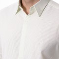Camisa masculina listrada verde claro