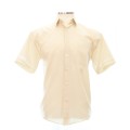 Camisa social pérola masculina de tricoline manga curta Camisa social pérola masculina de tricoline manga curta