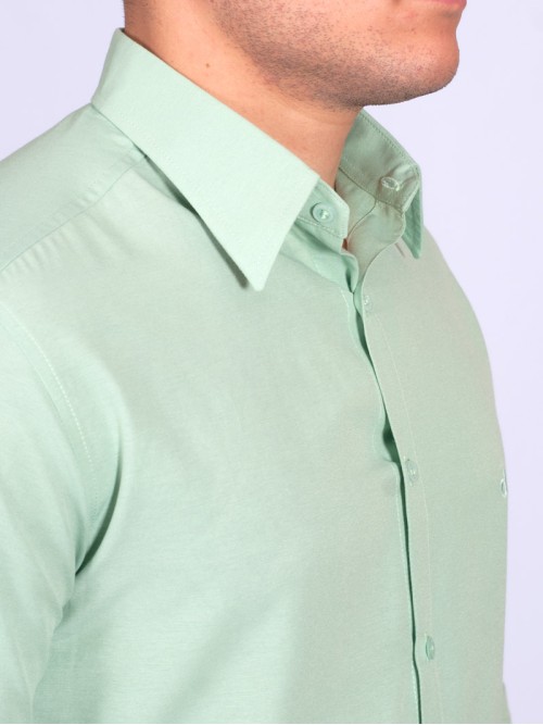 camiseta verde clara