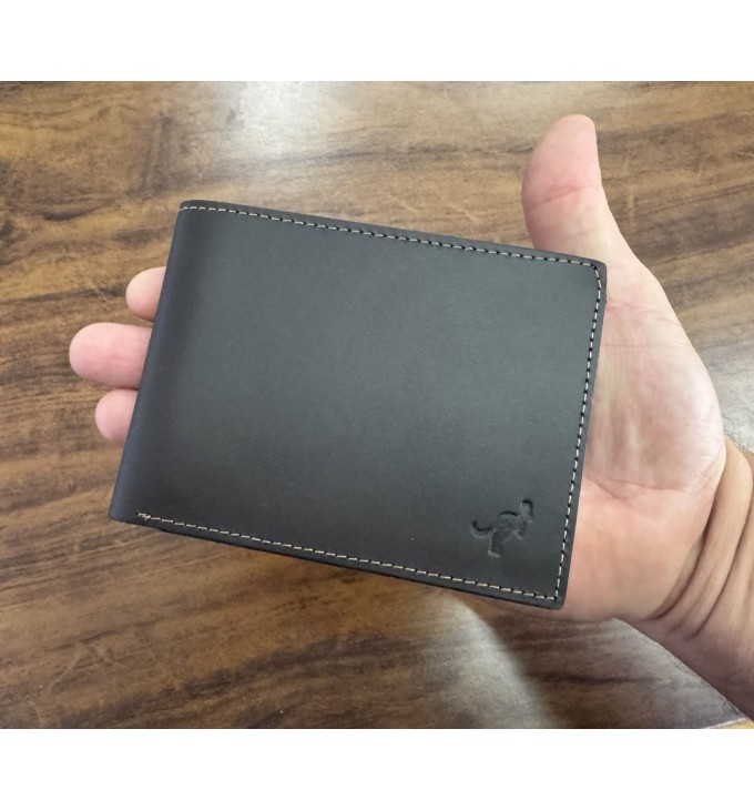 Carteira de Luxo Couro Legítimo Com Porta CNH