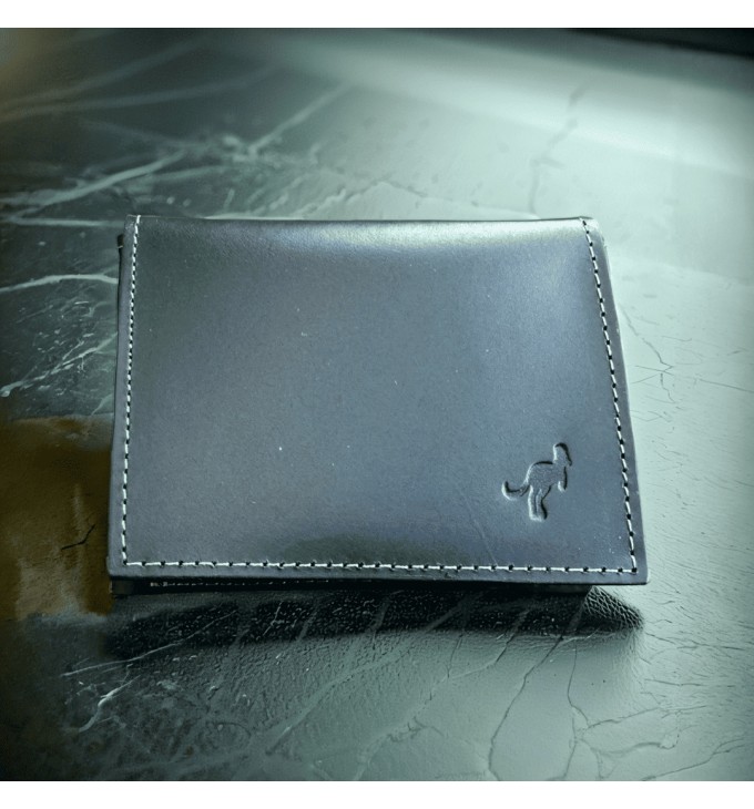 Carteira masculina couro marrom espresso Slim Carteira masculina couro marrom espresso Slim