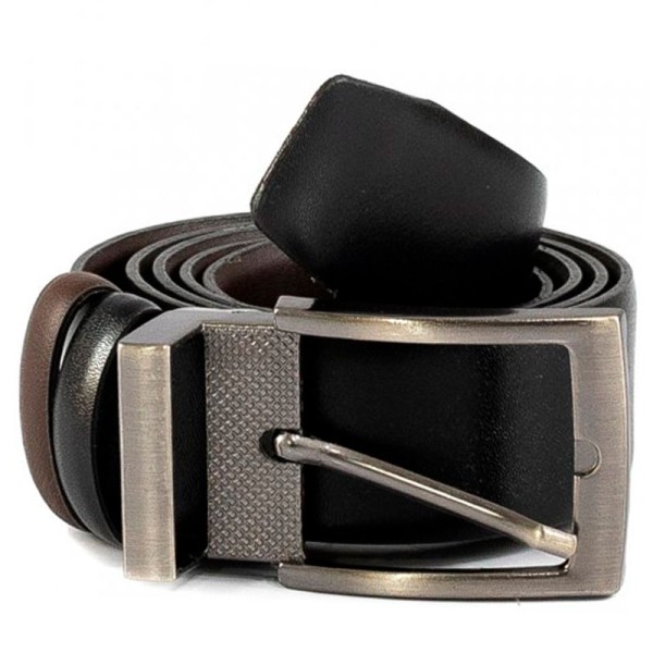 Cinto Dupla Face Masculino em Couro Dommen