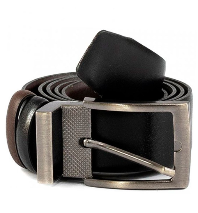 Cinto Dupla Face Masculino em Couro Dommen