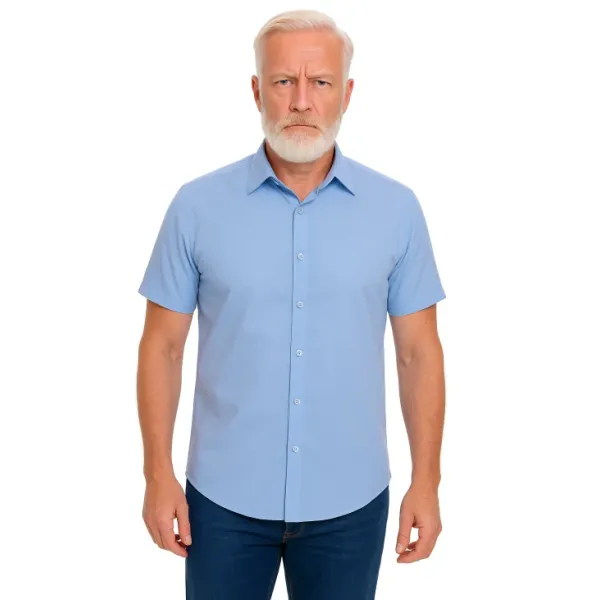 Kit 3 camisa manga curta microfibra