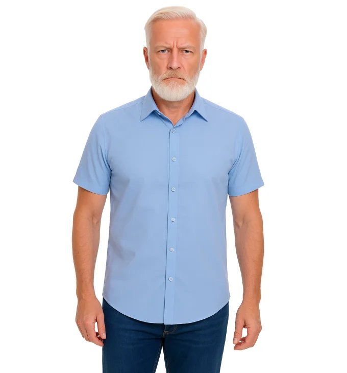 Kit 3 camisa manga curta microfibra