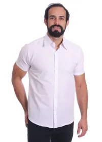 Kit 3 camisa manga curta microfibra