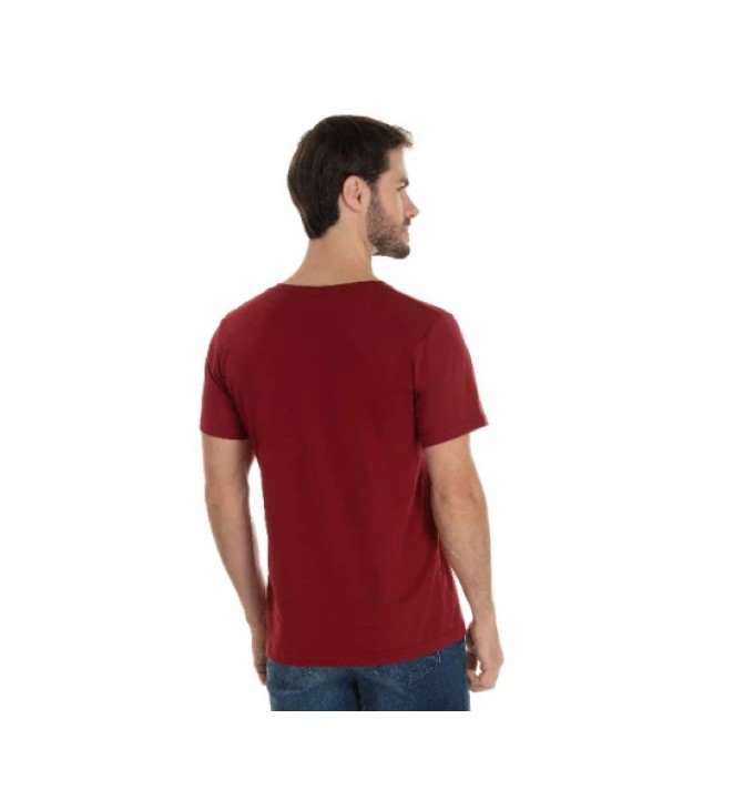 Camiseta de Algodão Premium Bordô Camiseta de Algodão Premium Bordô