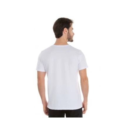 Camiseta de Algodão Premium Branca
