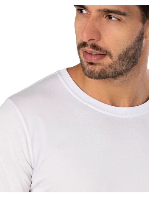 Camiseta de Algodão Premium Branca