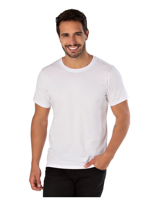 Camiseta de Algodão Premium Branca Camiseta de Algodão Premium Branca