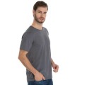 Camiseta de Algodão Premium Cinza Chumbo Camiseta de Algodão Premium Cinza Chumbo