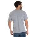 Camiseta de Algodão Premium Cinza Mescla