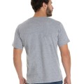 Camiseta de Algodão Premium Cinza Mescla