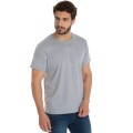 Camiseta de Algodão Premium Cinza Mescla Camiseta de Algodão Premium Cinza Mescla
