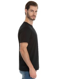 Camiseta de Algodão Premium Preta