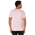 Camiseta de Algodão Premium Rosa Claro
