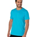 Camiseta de Algodão Premium Turquesa