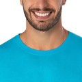 Camiseta de Algodão Premium Turquesa