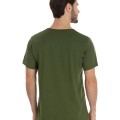 Camiseta de Algodão Premium Verde Militar