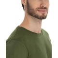 Camiseta de Algodão Premium Verde Militar