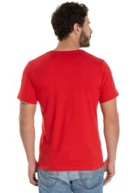 Camiseta de Algodão Premium Vermelha