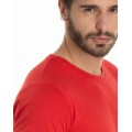 Camiseta de Algodão Premium Vermelha