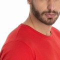 Camiseta de Algodão Premium Vermelha