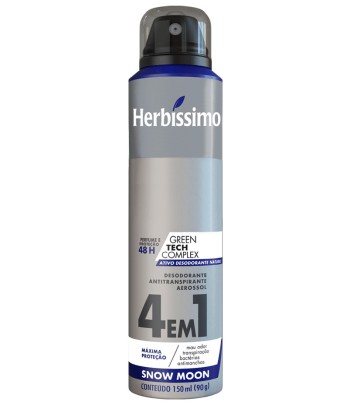 Desodorante Aerosol Antitranspirante Herbíssimo Snow Moon