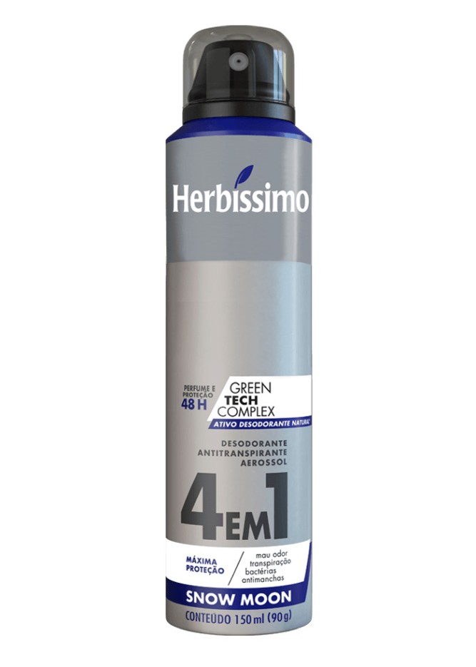 Desodorante Aerosol Antitranspirante Herbíssimo Snow Moon