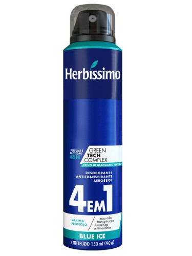Desodorante Aerosol Antitranspirante Herbíssimo Blue Ice