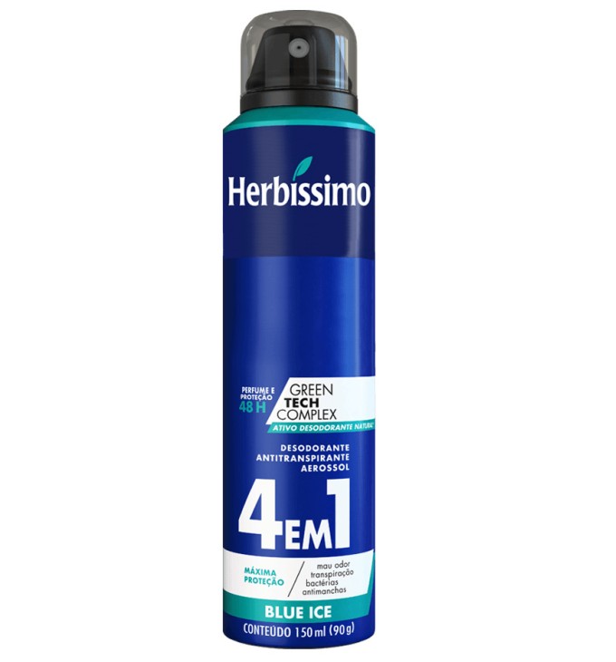 Desodorante Aerosol Antitranspirante Herbíssimo Blue Ice Desodorante Aerosol Antitranspirante Herbíssimo Blue Ice