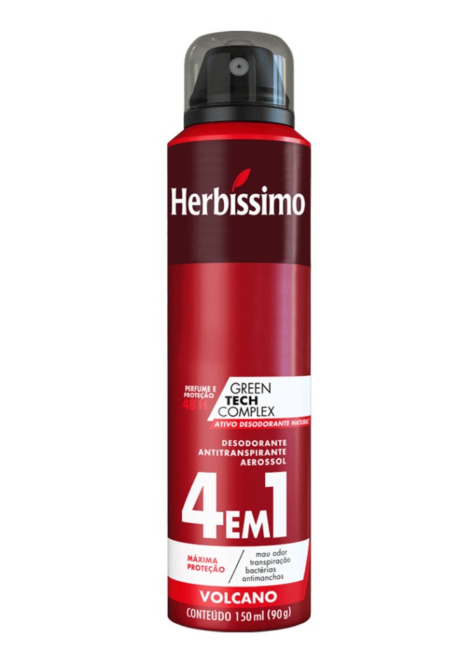 Desodorante Aerosol Antitranspirante Herbíssimo Volcano