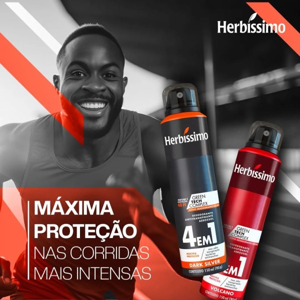 Desodorante Aerosol Antitranspirante Herbíssimo Volcano