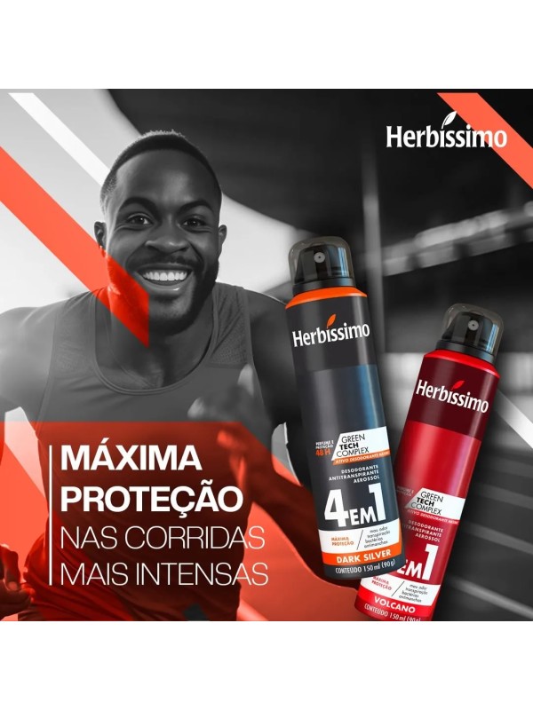 Desodorante Aerosol Antitranspirante Herbíssimo Volcano