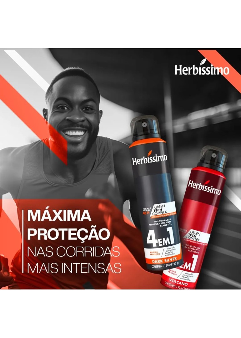 Desodorante Aerosol Antitranspirante Herbíssimo Volcano