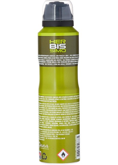 Desodorante Aerosol Antitranspirante Herbíssimo Green Leaf