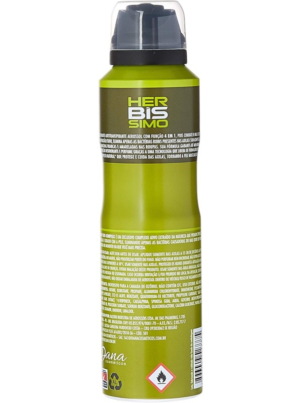 Desodorante Aerosol Antitranspirante Herbíssimo Green Leaf