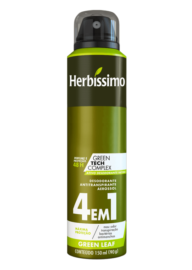 Desodorante Aerosol Antitranspirante Herbíssimo Green Leaf
