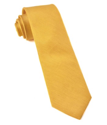 Gravata Masculina Slim Skinny Amarelo
