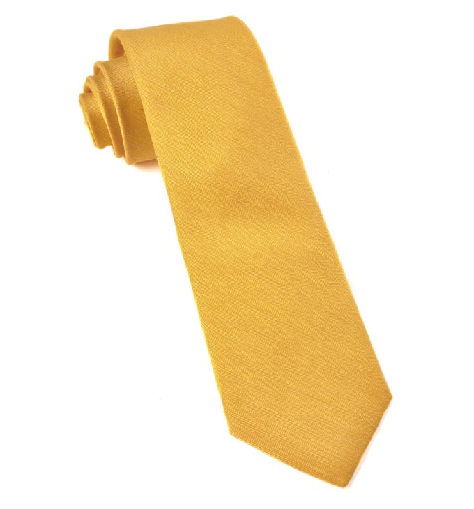 Gravata Masculina Slim Skinny Amarelo Gravata Masculina Slim Skinny Amarelo