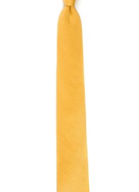 Gravata Masculina Slim Skinny Amarelo