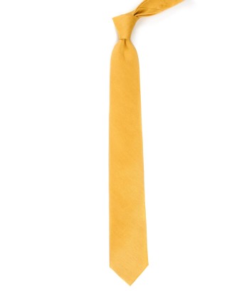 Gravata Masculina Slim Skinny Amarelo