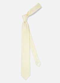 Gravata Masculina Slim Skinny Amarelo Claro