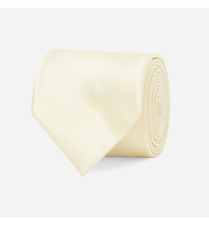 Gravata Masculina Slim Skinny Amarelo Claro Gravata Masculina Slim Skinny Amarelo Claro