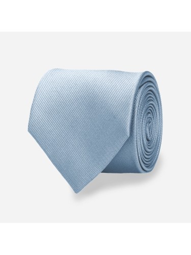 Gravata Masculina Slim Skinny Azul Claro