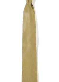 Gravata Masculina Slim Skinny Bege