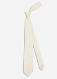 Gravata Masculina Slim Skinny Branca
